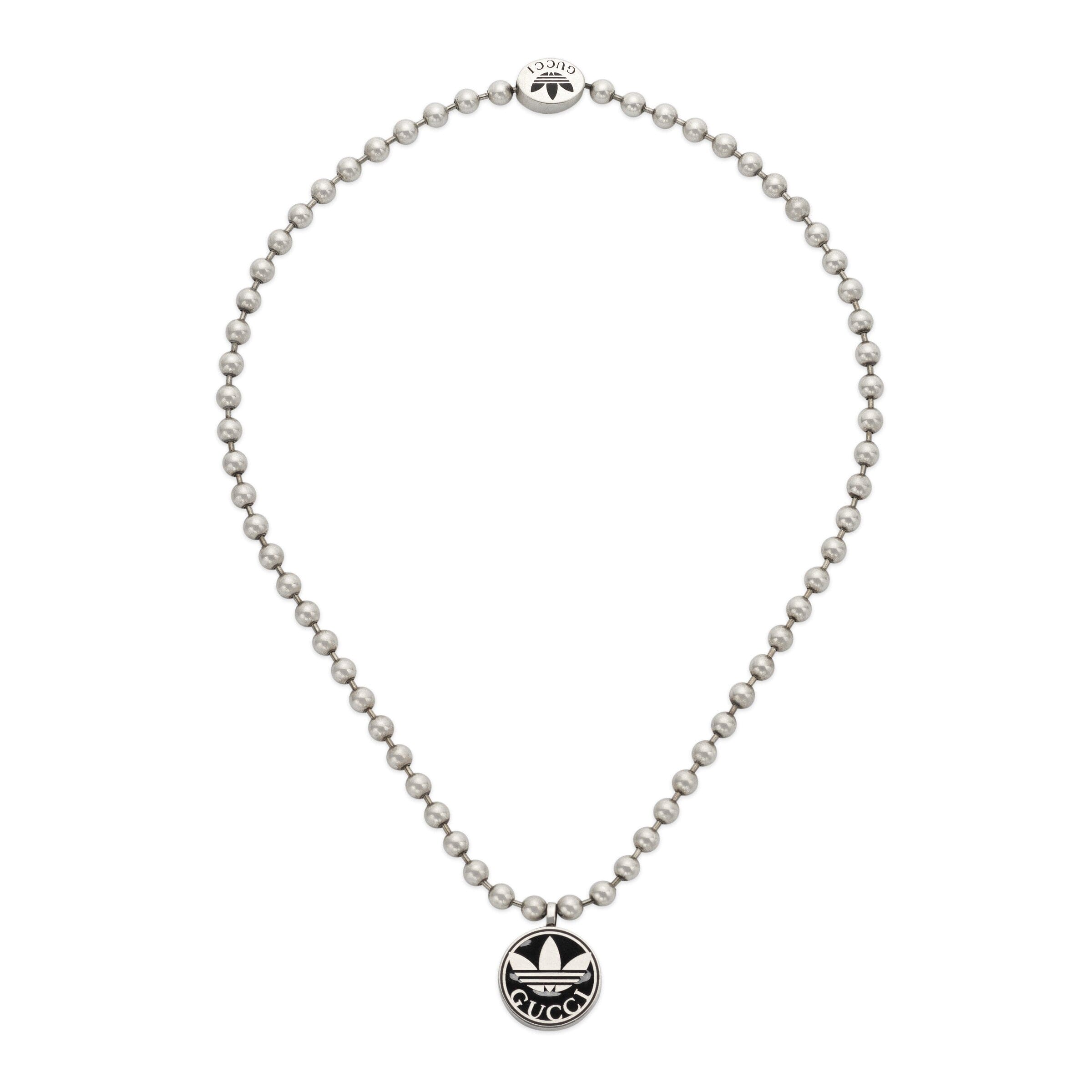 Double Gucci x Adidas Pendant Boule Necklace