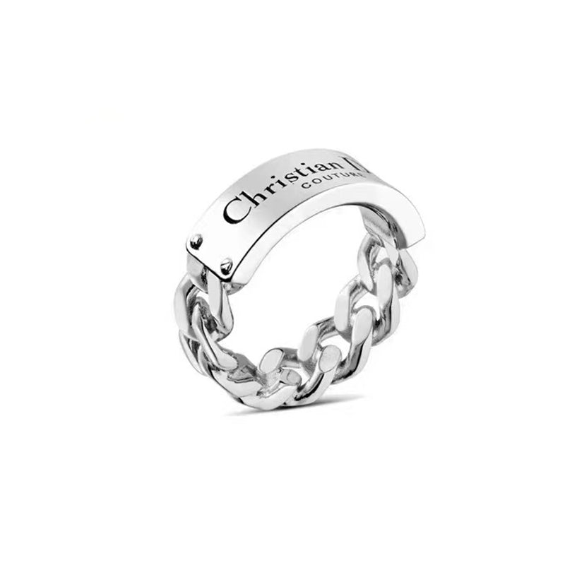 18K Dior Couture Chain Link Ring
