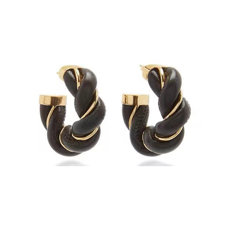 18K BVLGARI Black Earrings