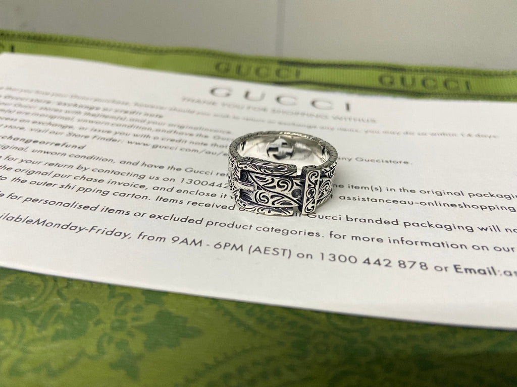 Double Gucci Garden Gatto Ring