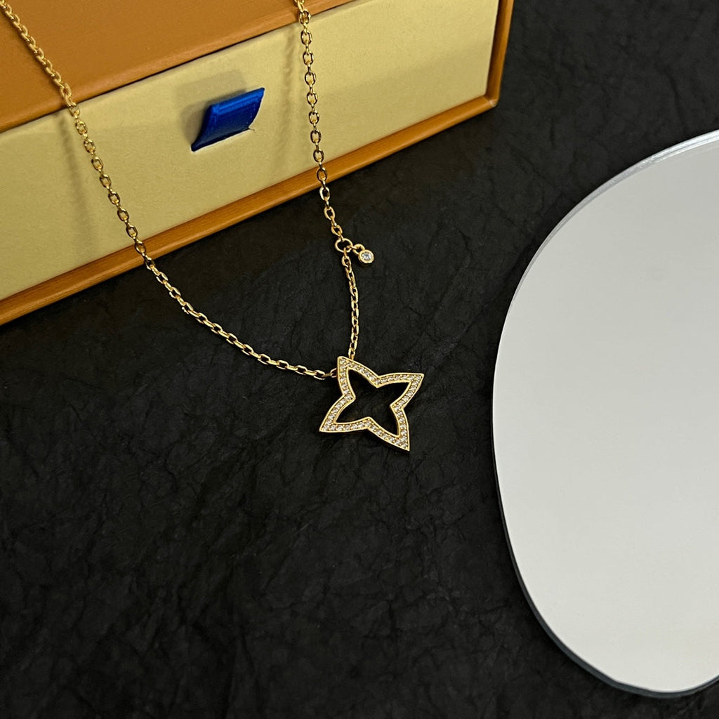 18K Louis Vuitton Blossom Pendant Necklace