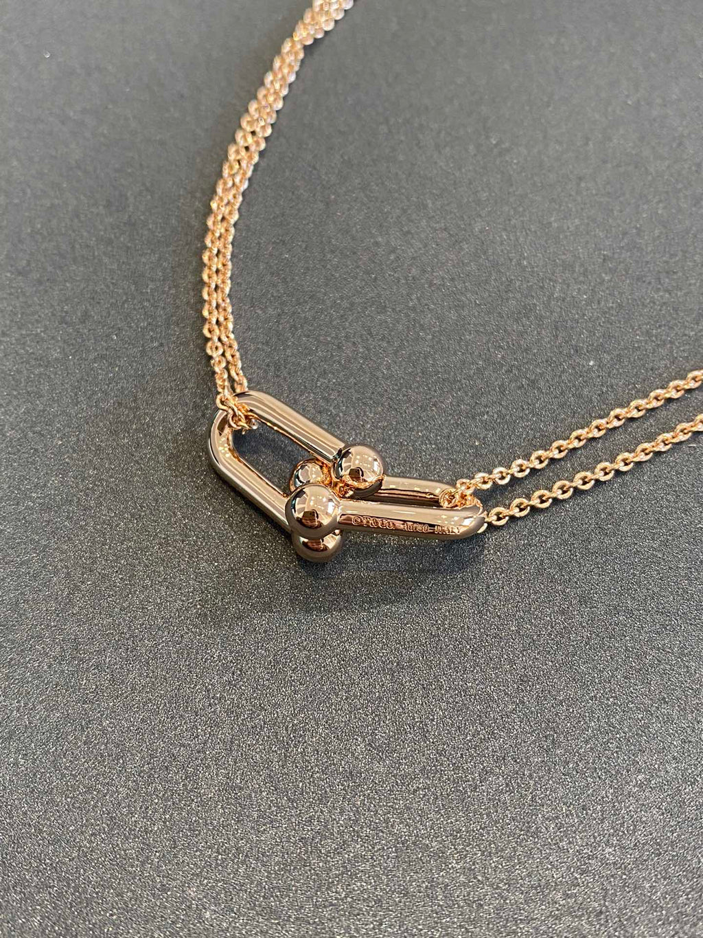18K Tiffany HardWear Double Link Necklace